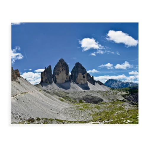 1000 Teile，DREI Zinnen aus Richtung Norden，Jigsaw Fun Game Spielzeug Lernspielzeug Für Erwachsene（38x26cm）-AX3 von YYHMKBYY