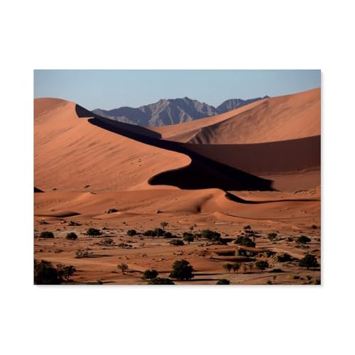 1000 Teile，Dünenlandschaft im Namib-Naukluft-Nationalpark，Jigsaw Fun Game Spielzeug Lernspielzeug Für Erwachsene（38x26cm）-AU30 von YYHMKBYY