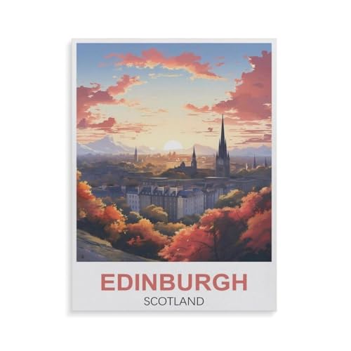 1000 Teile，Edinburgh Schottland，Jigsaw Fun Game Spielzeug Lernspielzeug Für Erwachsene（38x26cm）-GR31 von YYHMKBYY