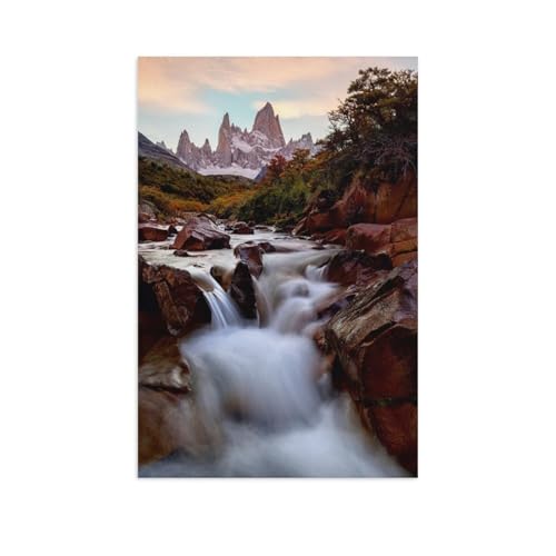 1000 Teile，Fitz Roy, EL Chaltén, Patagonien，Jigsaw Fun Game Spielzeug Lernspielzeug Für Erwachsene（75x50cm）-AY29 von YYHMKBYY