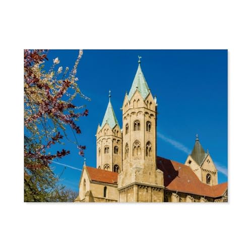 1000 Teile，Frühling in Freyburg，Jigsaw Fun Game Spielzeug Lernspielzeug Für Erwachsene（38x26cm）-AU93 von YYHMKBYY