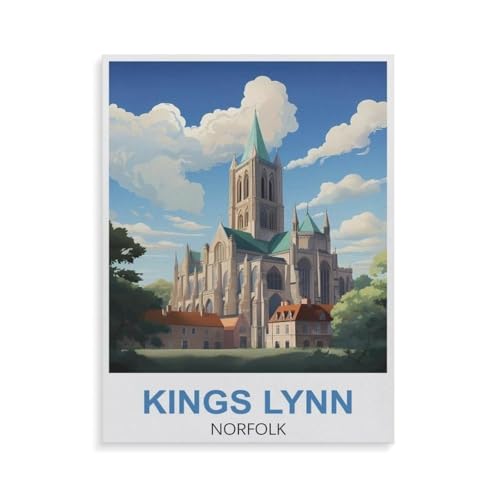 1000 Teile，Kings Lynn Norfolk，Jigsaw Fun Game Spielzeug Lernspielzeug Für Erwachsene（38x26cm）-GT83 von YYHMKBYY