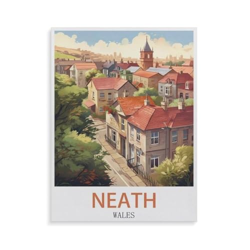 1000 Teile，Neath Wales，Jigsaw Fun Game Spielzeug Lernspielzeug Für Erwachsene（50x70cm）-GS57 von YYHMKBYY