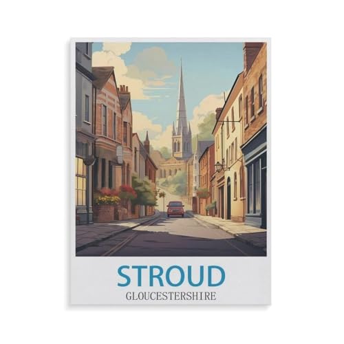 1000 Teile，Stroud Gloucestershire，Jigsaw Fun Game Spielzeug Lernspielzeug Für Erwachsene（75x50cm）-GR52 von YYHMKBYY