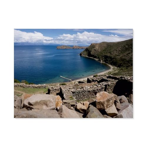 1000 Teile，Titicacasee - Bolivien，Jigsaw Fun Game Spielzeug Lernspielzeug Für Erwachsene（50x70cm）-AV77 von YYHMKBYY