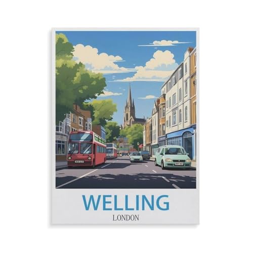 1000 Teile，Welling London，Jigsaw Fun Game Spielzeug Lernspielzeug Für Erwachsene（38x26cm）-GV93 von YYHMKBYY