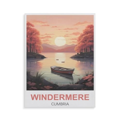 1000 Teile，Windermere Cumbria，Jigsaw Fun Game Spielzeug Lernspielzeug Für Erwachsene（75x50cm）-GW14 von YYHMKBYY