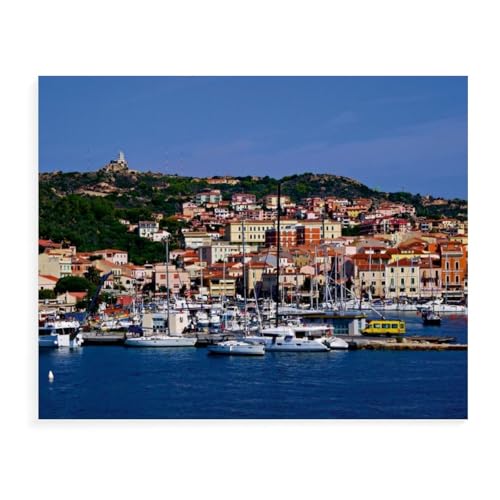 1000 Teile Puzzle，La Maddalena，Für Kinder Und Erwachsene Holz Personalisiertes Puzzle-Spaß-Spiel（75x50cm）-AX70 von YYHMKBYY