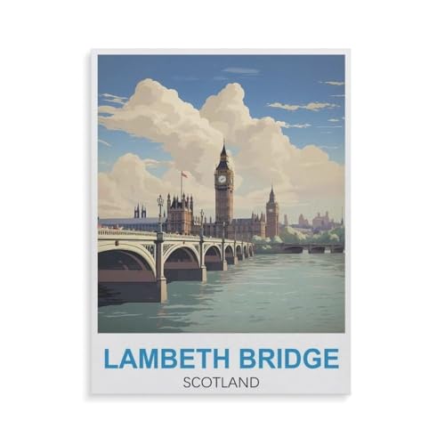 1000 Teile Puzzle，Lambeth Bridge Schottland，Für Kinder Und Erwachsene Papier Personalisiertes Puzzle-Spaß-Spiel（38x26cm）-GT66 von YYHMKBYY