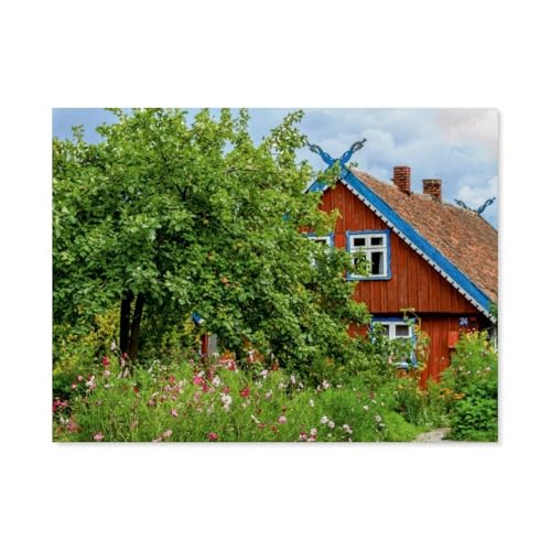 1000 Teile Puzzle，Litauen - Nida an der Kurischen Nehrung，Für Kinder Und Erwachsene Holz Personalisiertes Puzzle-Spaß-Spiel（75x50cm）-AY12 von YYHMKBYY