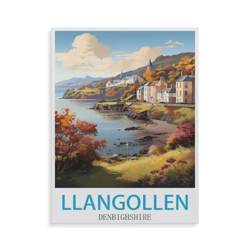 1000 Teile Puzzle，Llangollen Denbighshire，Für Kinder Und Erwachsene Papier Personalisiertes Puzzle-Spaß-Spiel（38x26cm）-GT24 von YYHMKBYY