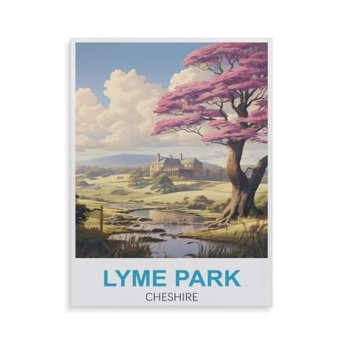 1000 Teile Puzzle，Lyme Park Cheshire，Für Kinder Und Erwachsene Papier Personalisiertes Puzzle-Spaß-Spiel（50x70cm）-GS61 von YYHMKBYY