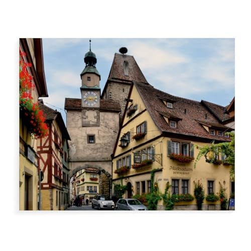 1000 Teile Puzzle，Markusturm，Für Kinder Und Erwachsene Holz Personalisiertes Puzzle-Spaß-Spiel（75x50cm）-AW86 von YYHMKBYY