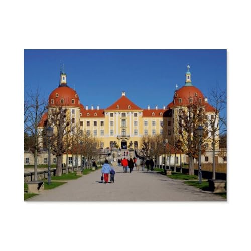 1000 Teile Puzzle，Moritzburg，Für Kinder Und Erwachsene Holz Personalisiertes Puzzle-Spaß-Spiel（75x50cm）-AZ17 von YYHMKBYY