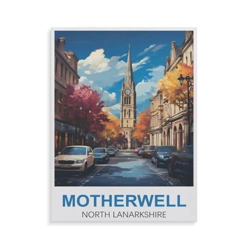 1000 Teile Puzzle，Motherwell North Lanarkshire，Für Kinder Und Erwachsene Papier Personalisiertes Puzzle-Spaß-Spiel（38x26cm）-GS82 von YYHMKBYY