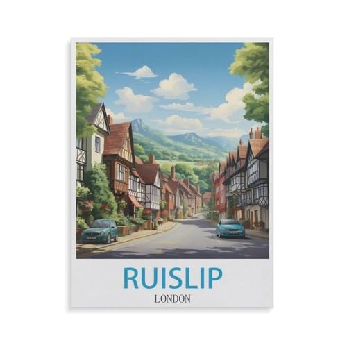 1000 Teile Puzzle，Ruislip London，Für Kinder Und Erwachsene Papier Personalisiertes Puzzle-Spaß-Spiel（38x26cm）-GR77 von YYHMKBYY
