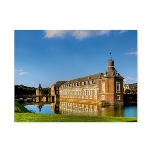 1000 Teile Puzzle，Schloss Nordkirchen，Für Kinder Und Erwachsene Papier Personalisiertes Puzzle-Spaß-Spiel（38x26cm）-AV18 von YYHMKBYY