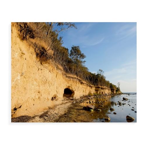 1000 Teile Puzzle，Steilküste bei Timmendorf，Für Kinder Und Erwachsene Holz Personalisiertes Puzzle-Spaß-Spiel（75x50cm）-AX91 von YYHMKBYY