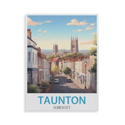 1000 Teile Puzzle，Taunton Somerset，Für Kinder Und Erwachsene Papier Personalisiertes Puzzle-Spaß-Spiel（38x26cm）-GS19 von YYHMKBYY