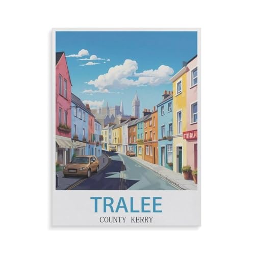 1000 Teile Puzzle，Tralee County Kerry，Für Kinder Und Erwachsene Holz Personalisiertes Puzzle-Spaß-Spiel（75x50cm）-GV13 von YYHMKBYY