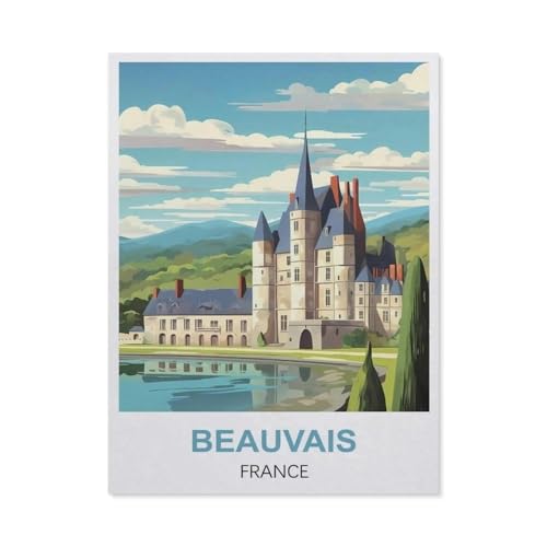 1000 Teile Puzzle Für Erwachsene Und Kinder，Beauvais, Frankreich，Stressabbau Herausforderung Bodenpuzzle DIY Home Wanddekoration（75x50cm）-EM7 von YYHMKBYY