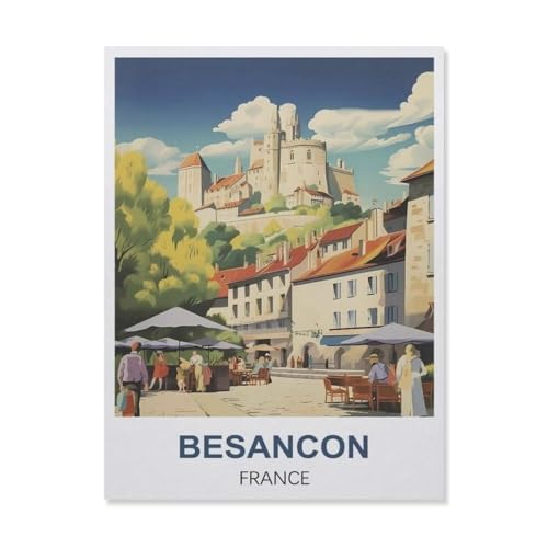 1000 Teile Puzzle Für Erwachsene Und Kinder，Besançon Frankreich，Stressabbau Herausforderung Bodenpuzzle DIY Home Wanddekoration（38x26cm）-EP75 von YYHMKBYY