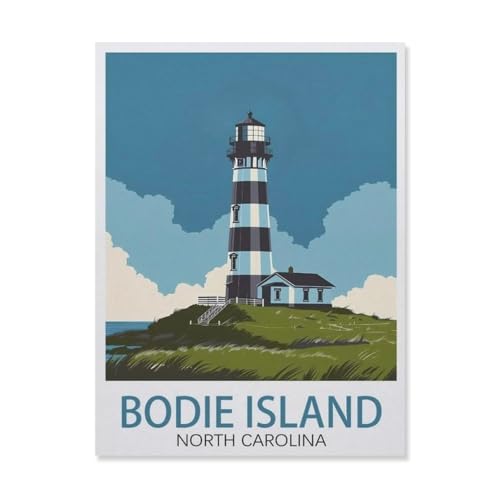 1000 Teile Puzzle Für Erwachsene Und Kinder，Bodie Island, North Carolina，Stressabbau Herausforderung Bodenpuzzle DIY Home Wanddekoration（38x26cm）-DP35 von YYHMKBYY