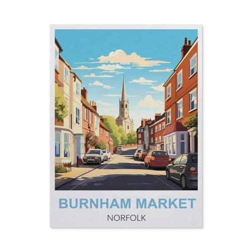 1000 Teile Puzzle Für Erwachsene Und Kinder，Burnham Market, Norfolk，Stressabbau Herausforderung Bodenpuzzle DIY Home Wanddekoration（38x26cm）-EN53 von YYHMKBYY
