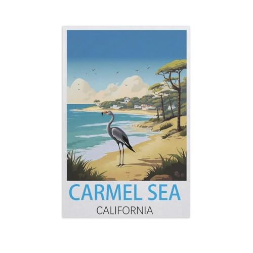 1000 Teile Puzzle Für Erwachsene Und Kinder，Caramel Sea Kalifornien，Stressabbau Herausforderung Bodenpuzzle DIY Home Wanddekoration（38x26cm）-FS35 von YYHMKBYY