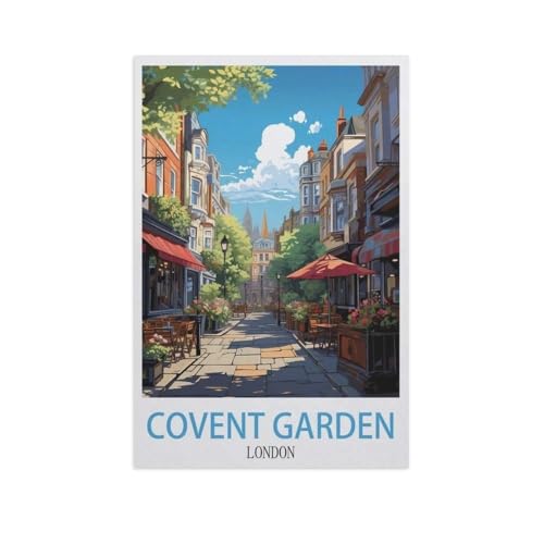1000 Teile Puzzle Für Erwachsene Und Kinder，Covent Garden London，Stressabbau Herausforderung Bodenpuzzle DIY Home Wanddekoration（75x50cm）-GK69 von YYHMKBYY