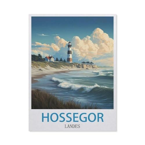 1000 Teile Puzzle Für Erwachsene Und Kinder，Hossegor Landes，Stressabbau Herausforderung Bodenpuzzle DIY Home Wanddekoration（50x70cm）-GO34 von YYHMKBYY