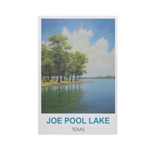 1000 Teile Puzzle Für Erwachsene Und Kinder，Joe Pool Lake, Texas，Stressabbau Herausforderung Bodenpuzzle DIY Home Wanddekoration（50x70cm）-GG28 von YYHMKBYY