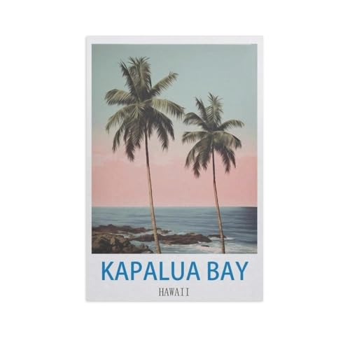1000 Teile Puzzle Für Erwachsene Und Kinder，Kapalua Bay, Hawaii，Stressabbau Herausforderung Bodenpuzzle DIY Home Wanddekoration（50x70cm）-GE82 von YYHMKBYY