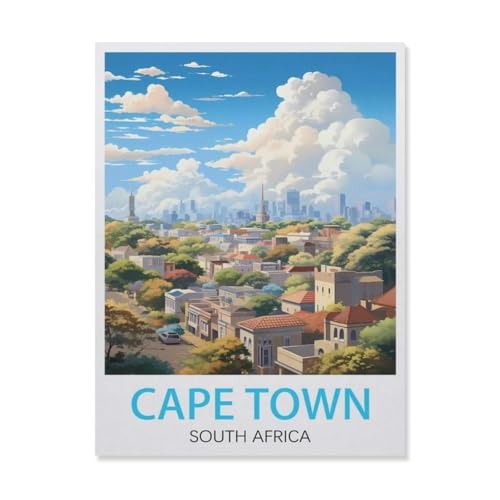 1000 Teile Puzzle Für Erwachsene Und Kinder，Kapstadt, Südafrika，Stressabbau Herausforderung Bodenpuzzle DIY Home Wanddekoration（50x70cm）-DR54 von YYHMKBYY
