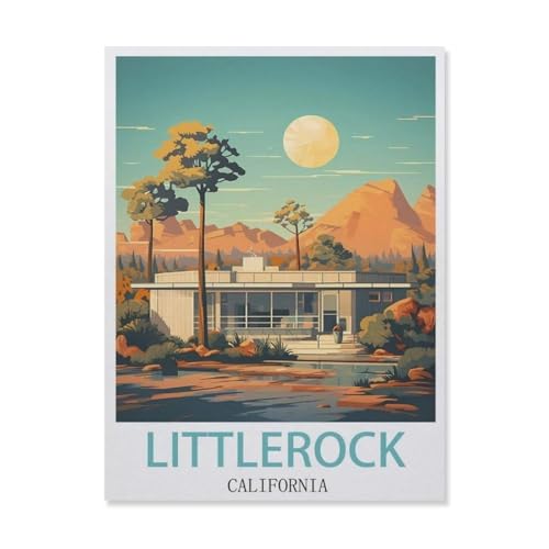 1000 Teile Puzzle Für Erwachsene Und Kinder，Littlerock, Kalifornien，Stressabbau Herausforderung Bodenpuzzle DIY Home Wanddekoration（50x70cm）-DM40 von YYHMKBYY