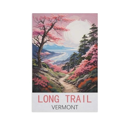 1000 Teile Puzzle Für Erwachsene Und Kinder，Long Trail, Vermont，Stressabbau Herausforderung Bodenpuzzle DIY Home Wanddekoration（50x70cm）-FN94 von YYHMKBYY