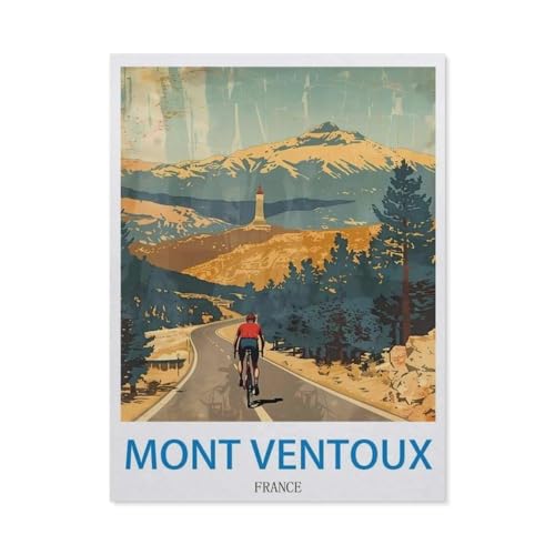 1000 Teile Puzzle Für Erwachsene Und Kinder，Mont Ventoux, Frankreich，Stressabbau Herausforderung Bodenpuzzle DIY Home Wanddekoration（38x26cm）-DX41 von YYHMKBYY
