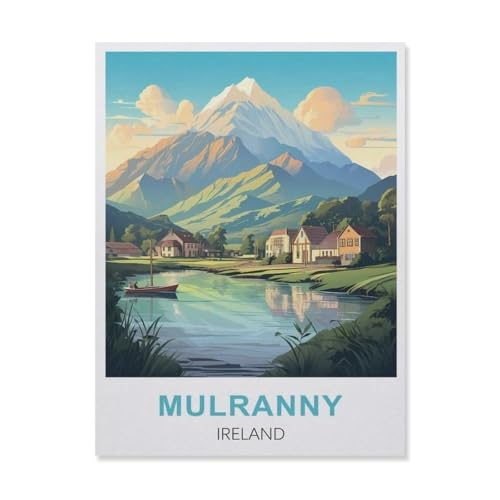 1000 Teile Puzzle Für Erwachsene Und Kinder，Mulranny Irland，Stressabbau Herausforderung Bodenpuzzle DIY Home Wanddekoration（38x26cm）-FE42 von YYHMKBYY