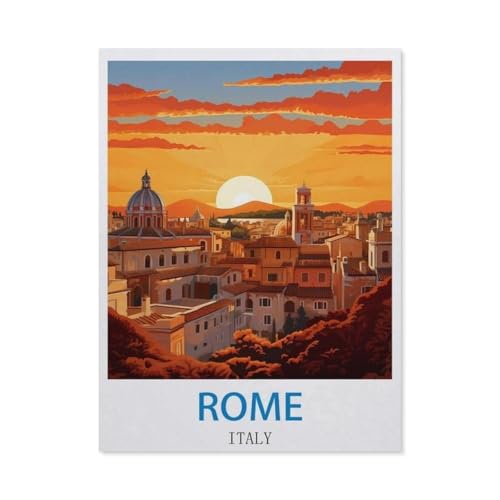 1000 Teile Puzzle Für Erwachsene Und Kinder，Rom, Italien，Stressabbau Herausforderung Bodenpuzzle DIY Home Wanddekoration（38x26cm）-CJ81 von YYHMKBYY
