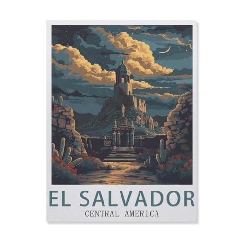 1000 Teile Puzzle Für Erwachsene Und Kinder，Zentralamerika EL Salvador，Stressabbau Herausforderung Bodenpuzzle DIY Home Wanddekoration（50x70cm）-DQ8 von YYHMKBYY