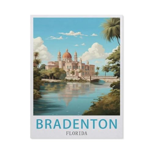 1000-teiliges Puzzle, Bradenton Florida, Holzspielzeug, Lernspiel für Erwachsene und Kinder, 75 x 50 cm, EX24 von YYHMKBYY