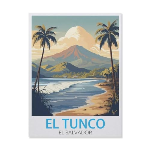1000-teiliges Puzzle, El Tunco El Salvador, Papierspielzeug für Erwachsene und Kinder, Lernspiel (38 x 26 cm), FH44 von YYHMKBYY