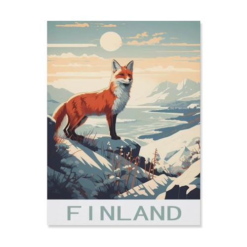 1000Pcs，Finnland-Berge，Erwachsenen Dekompression Spiel Puzzle Studenten Spielzeug Für Kinder Weihnachten Geburtstagsgeschenke（38x26cm）-S49 von YYHMKBYY
