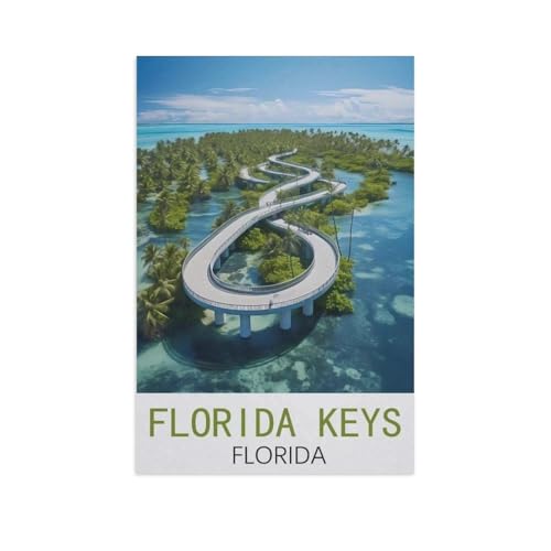1000Pcs，Florida Keys Florida，Jigsaw Adult Decompression Game Puzzle Studenten Spielzeug Für Kinder Weihnachten Geburtstagsgeschenke（38x26cm）-FS10 von YYHMKBYY