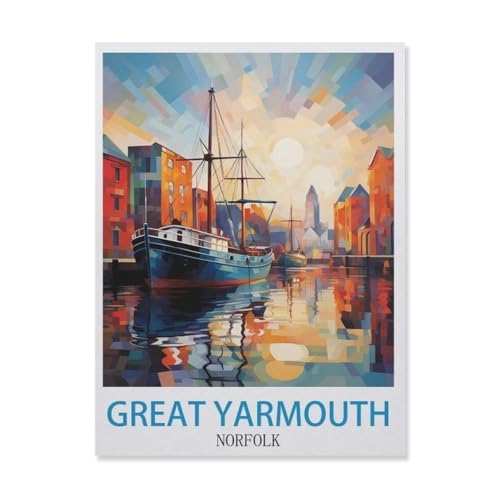 1000Pcs，Great Yarmouth Norfolk，Jigsaw Adult Decompression Game Puzzle Studenten Spielzeug Für Kinder Weihnachten Geburtstagsgeschenke（38x26cm）-GL17 von YYHMKBYY