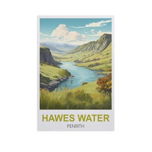 1000Pcs，Hawes Water Penrith，Jigsaw Adult Decompression Game Puzzle Studenten Spielzeug Für Kinder Weihnachten Geburtstagsgeschenke（38x26cm）-GK44 von YYHMKBYY