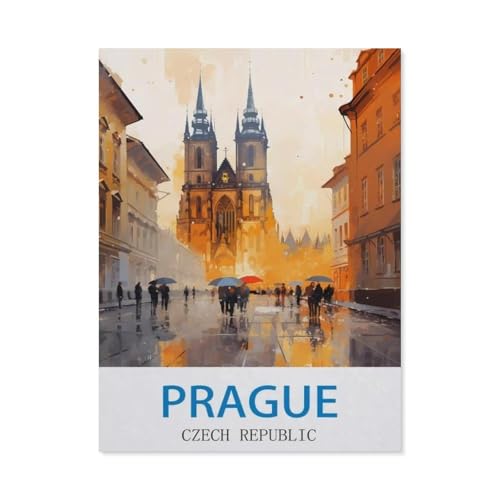 1000Pcs，Prag, Tschechien，Jigsaw Adult Decompression Game Puzzle Studenten Spielzeug Für Kinder Weihnachten Geburtstagsgeschenke（38x26cm）-CM48 von YYHMKBYY