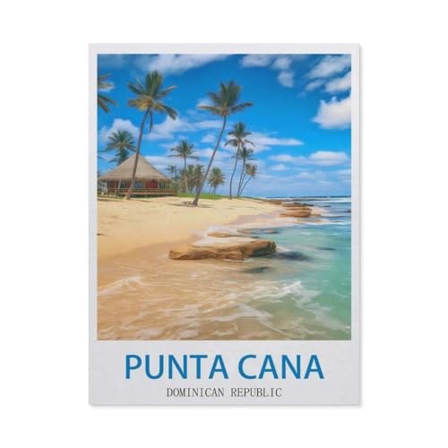 3D Puzzle DIY Kit Papier Spielzeug Einzigartiges Geschenk，Punta Cana, Dominikanische Republik， 3D Puzzle DIY Kit Papier Spielzeug Einzigartiges Geschenk（38x26cm）-EB77 von YYHMKBYY