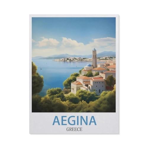 Aegina, Griechenland，Puzzles, 1000-teiliges Puzzle Für Erwachsene Und Kinder Ab 10 Jahren（38x26cm）-DK40 von YYHMKBYY