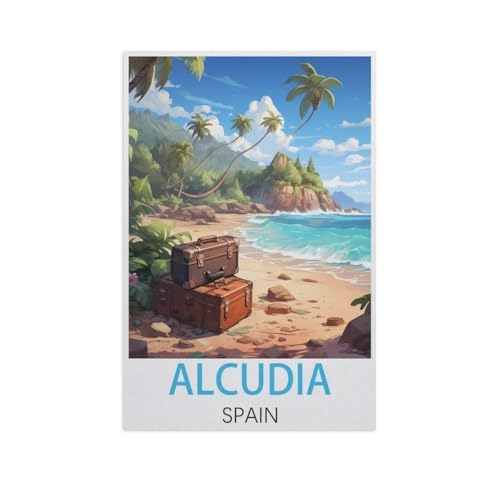 Alcudia Spanien，Puzzle 1000 Teile Erwachsene Kinde Spaß Lernspielzeug Geschenke（50x70cm）-FQ48 von YYHMKBYY